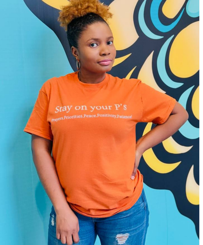 Stay On Your P's Texas Orange T'shirt