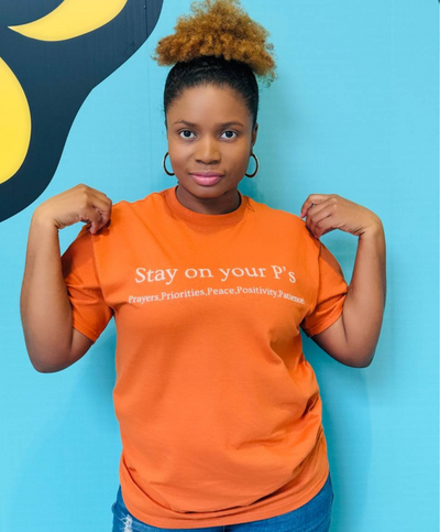 Stay On Your P's Texas Orange T'shirt