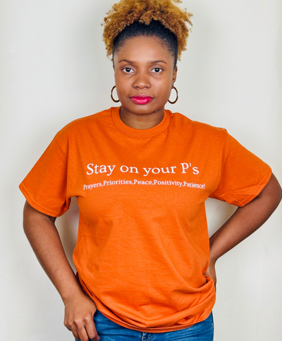 Stay On Your P's Texas Orange T'shirt