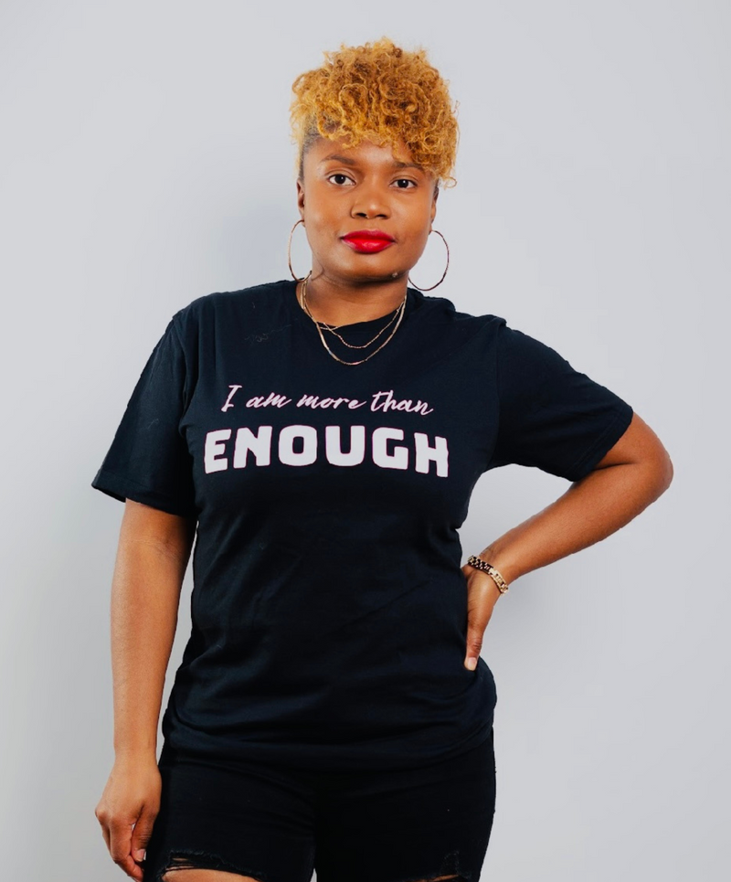 I am More Than Enough Black Shirt