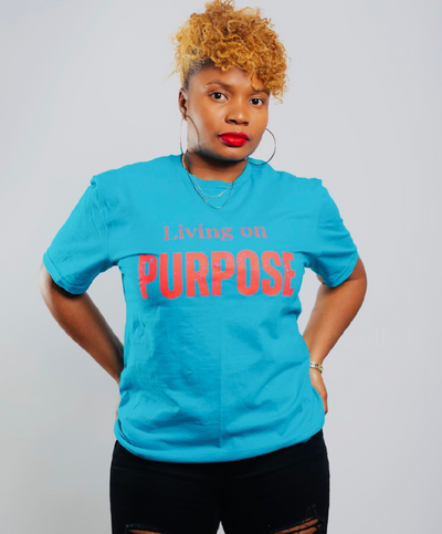 PURPOSE Blue T-shirt