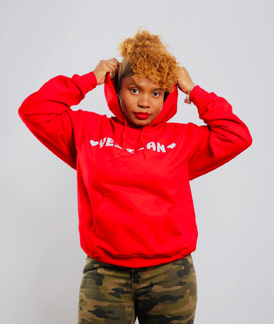 Yes I Can Red Hoodie