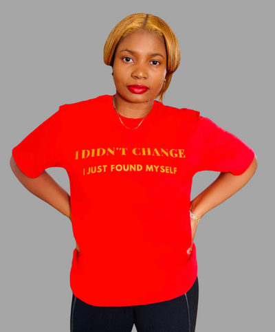 I Found Myself Red T-shirt