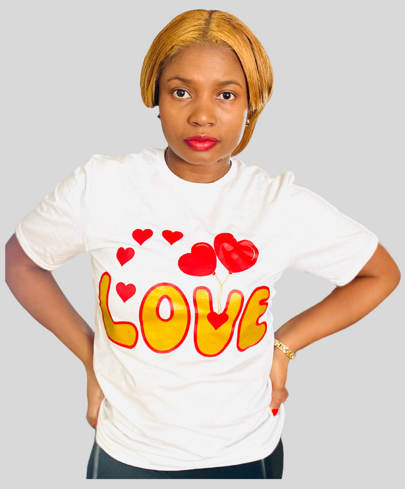 Love White T-shirt
