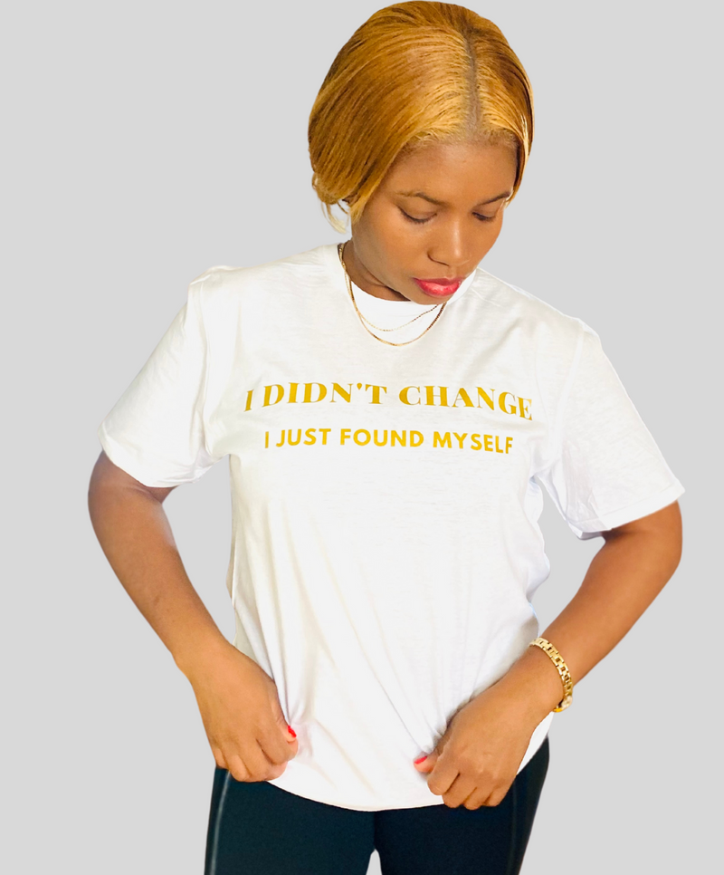 I Found Myself White T-shirt