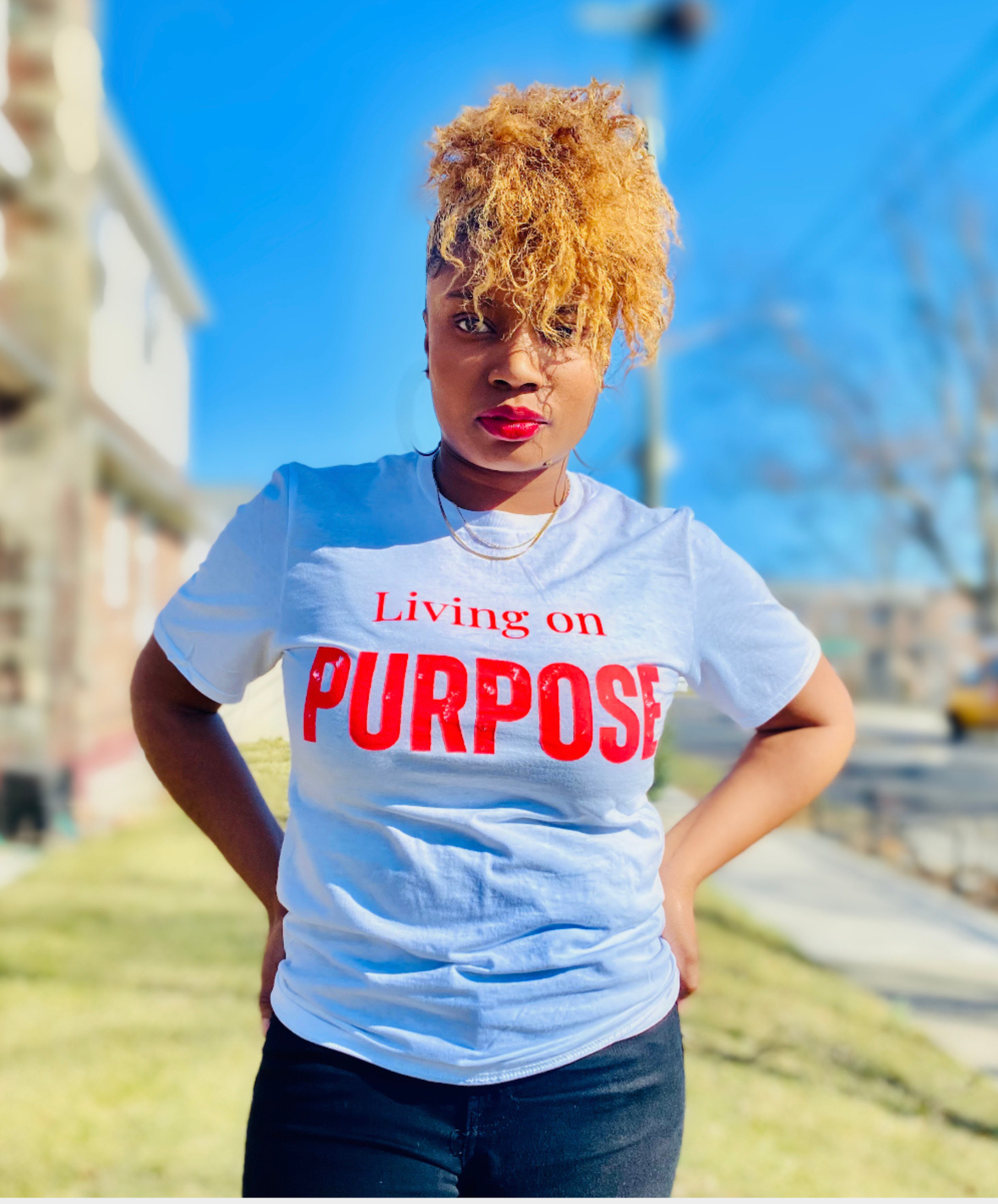 PURPOSE White T-shirt