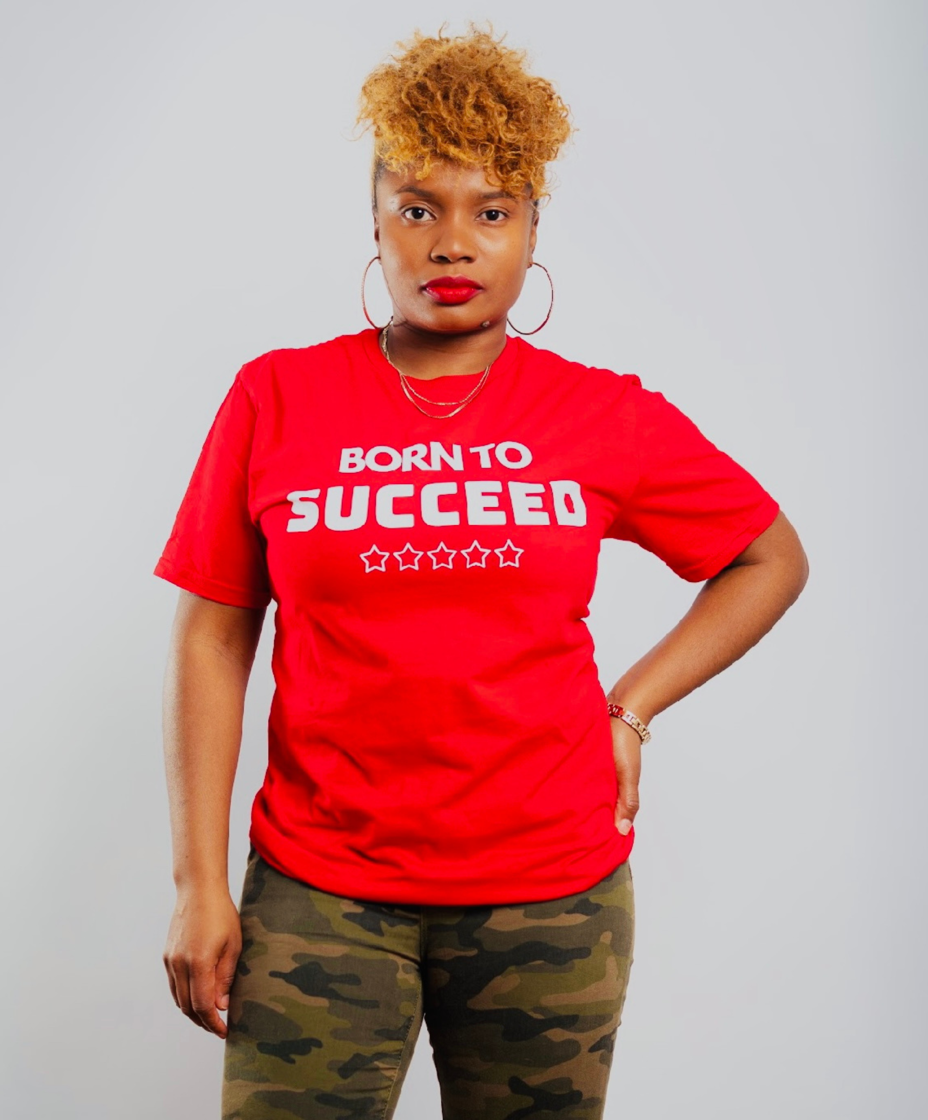Born To Succeed Red Shirt